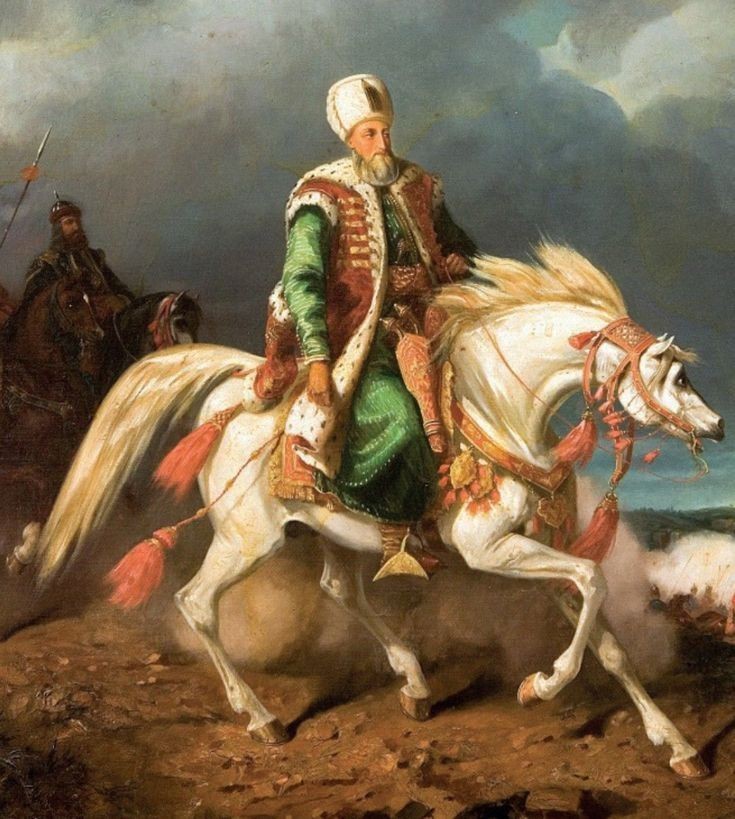 رسم توضيحي للسلطان سليمان القانوني يظهر هيبته كقائد تاريخي عظيم ومثال للقيادة العادلة